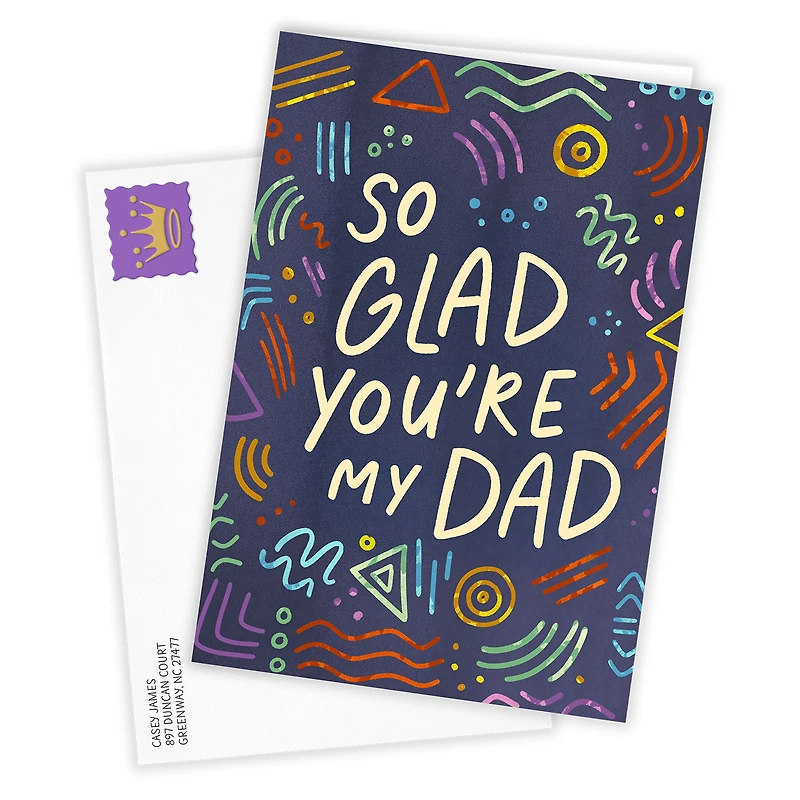 Glad You're My Dad Custom Father's Day Card for only USD 4.99 | Hallmark