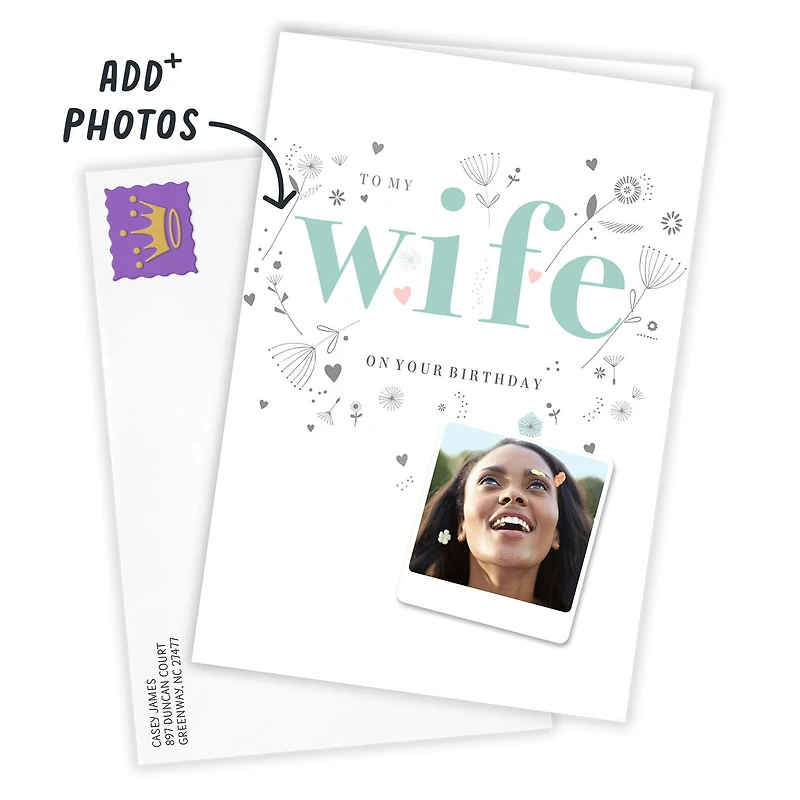 One-of-a-Kind Wife Custom Birthday Card for only USD 4.99 | Hallmark