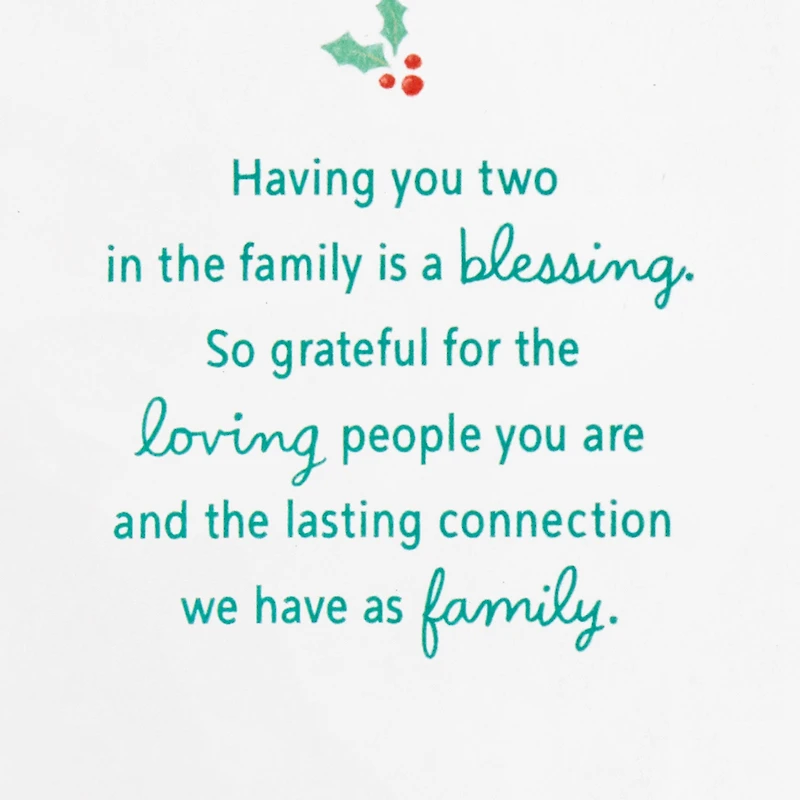 You're a Blessing Christmas Card for Aunt and Uncle for only USD 4.99 | Hallmark