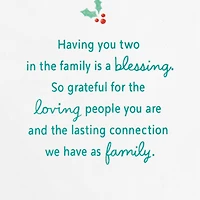 You're a Blessing Christmas Card for Aunt and Uncle for only USD 4.99 | Hallmark