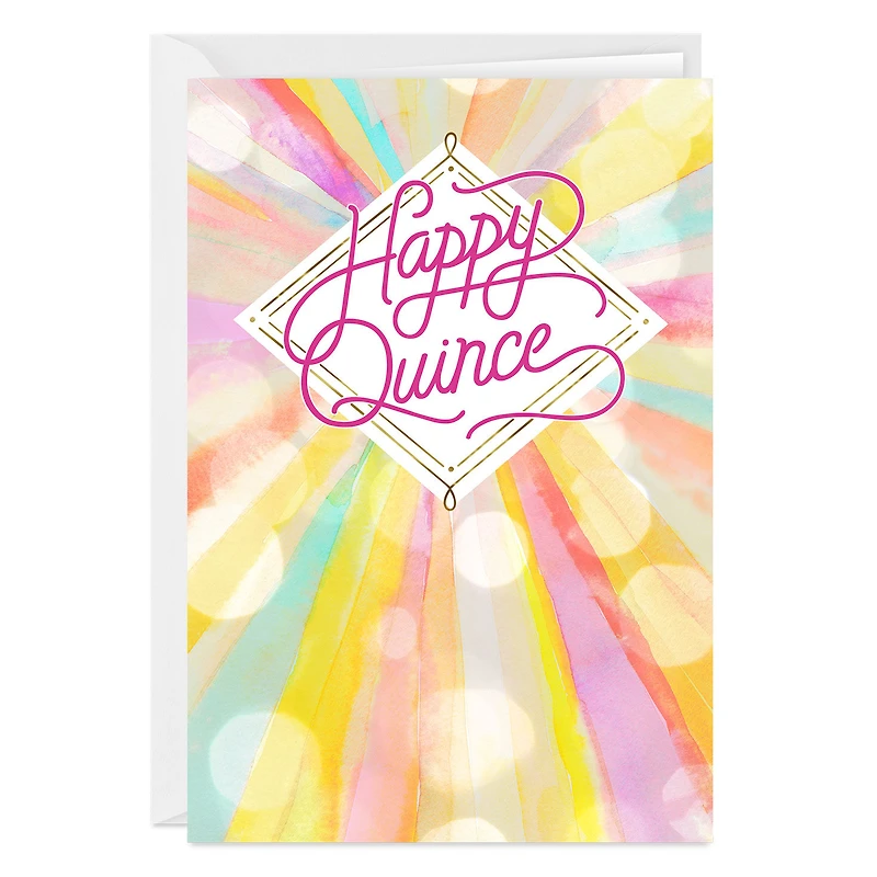 Shine Your Light Custom Quinceañera Card for only USD 4.99 | Hallmark