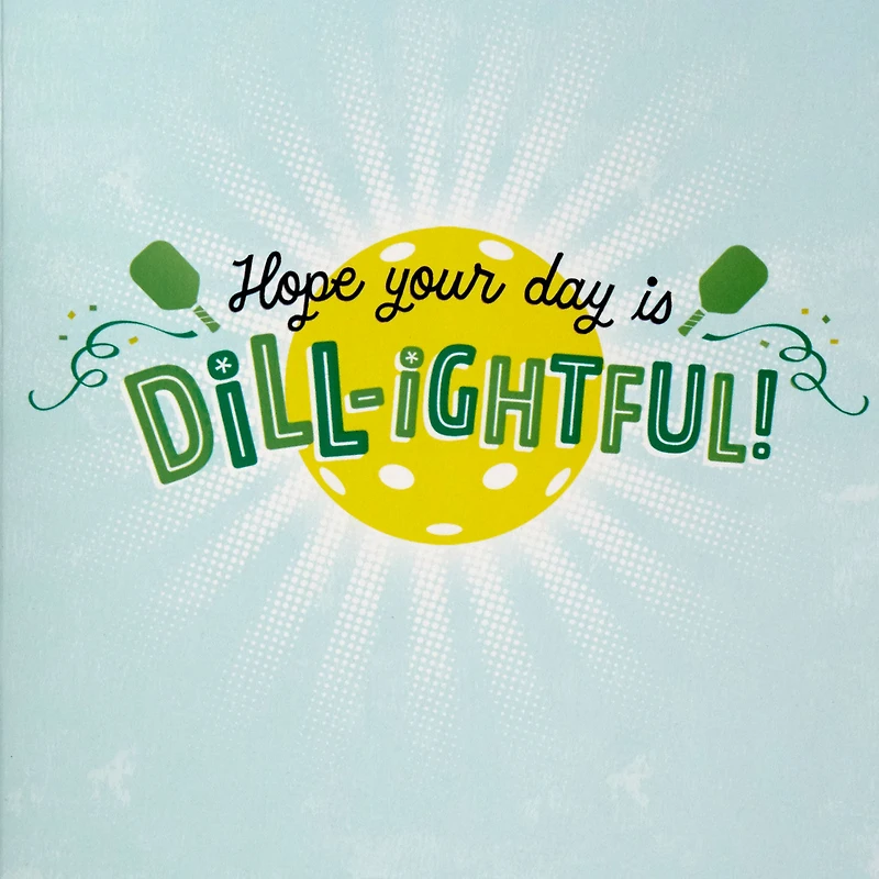 A Dill-ightful Day Pickleball Musical Birthday Card With Motion for only USD 9.99 | Hallmark