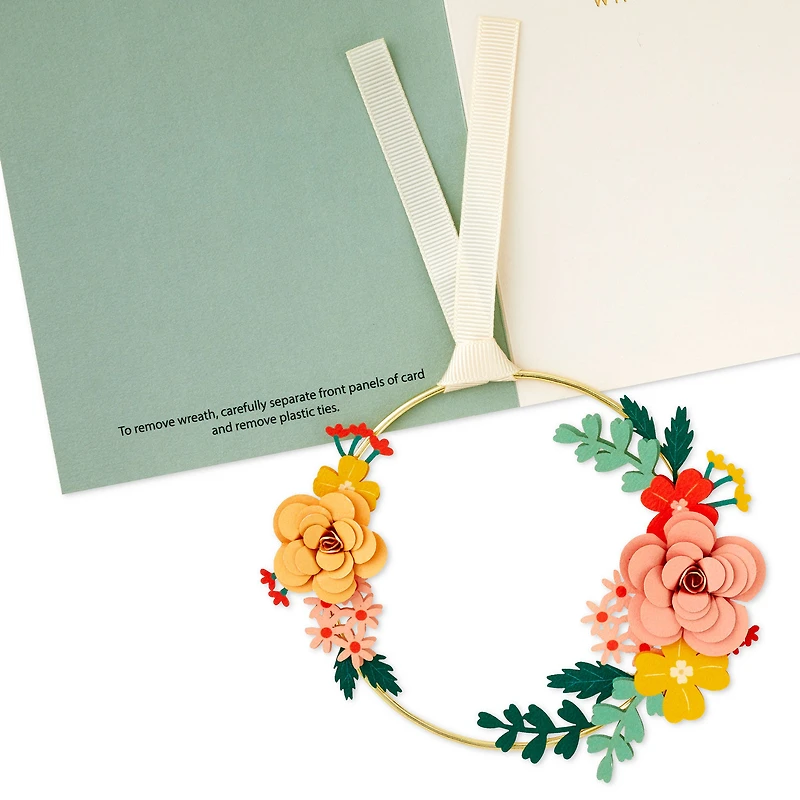 You Are Loved Mother's Day Card With Detachable Wreath for only USD 12.99 | Hallmark