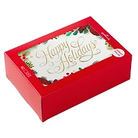 Happy Holidays With Pine Greenery Boxed Holiday Cards, Pack of 40 for only USD 15.49 | Hallmark