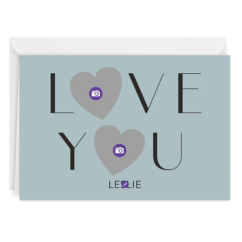 Heart Photos Custom Love Card for only USD 4.99 | Hallmark