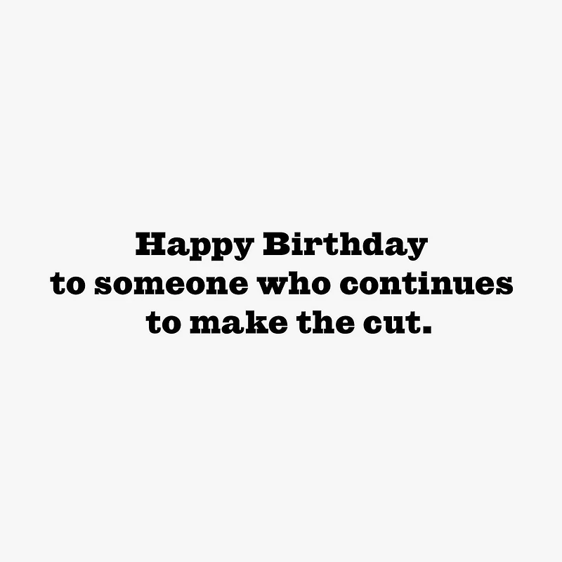 Maxine™ Congrats on Making the Cut Funny Birthday Card for only USD 4.49 | Hallmark
