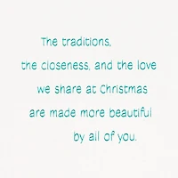 You're a Wonderful Gift Christmas Card for Daughter and Family for only USD 5.59 | Hallmark
