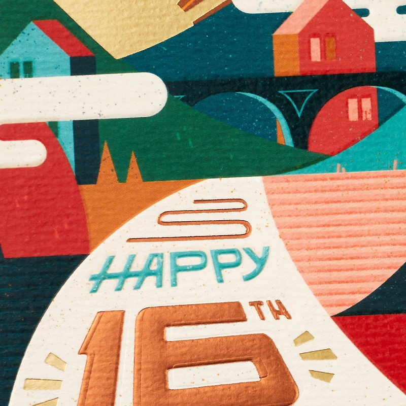 New Adventures and Happiness Ahead 16th Birthday Card for Grandson for only USD 5.59 | Hallmark
