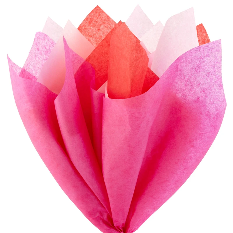 Red/Fuchsia/Pink 3-Pack Bulk Tissue Paper, 120 sheets for only USD 12.99 | Hallmark