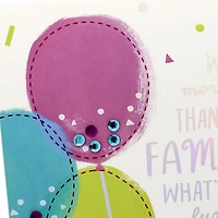 Celebrating You Sequin Balloons Birthday Card for Family for only USD 7.99 | Hallmark