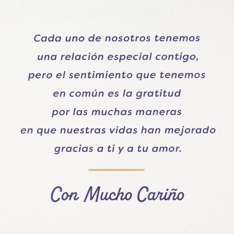 Mom You Make Our Lives Better Spanish-Language Birthday Card From Us for only USD 4.59 | Hallmark