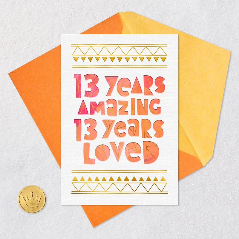 You're Amazing 13th Birthday Card for only USD 3.99 | Hallmark