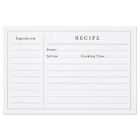 Standard Recipe Cards, Pack of 36 for only USD 6.99 | Hallmark