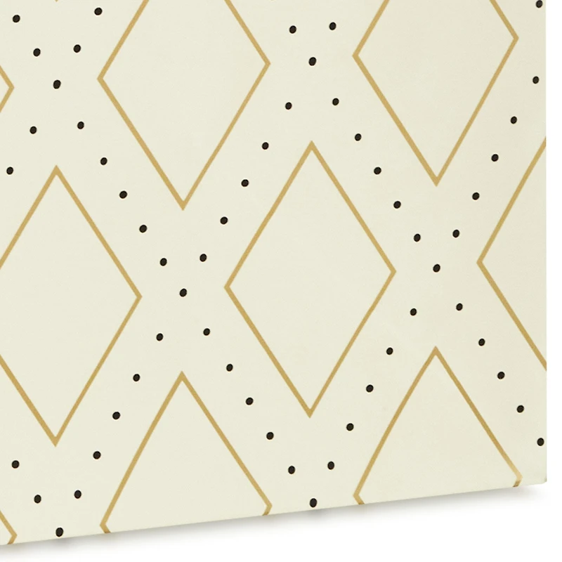 20" Gold Diamonds on Cream Jumbo Gift Bag for only USD 7.79 | Hallmark