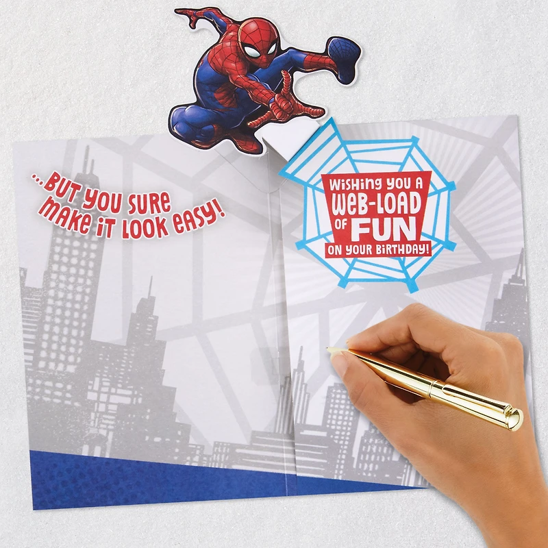 Marvel Spider-Man You're Amazing Musical Pop-Up Birthday Card for Grandson for only USD 7.99 | Hallmark
