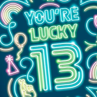Lucky to Know You 13th Birthday Card for only USD 2.99 | Hallmark