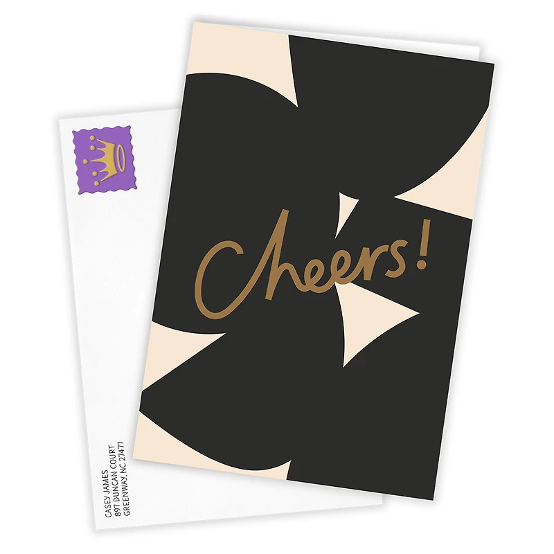 Abstract Cheers Custom Congratulations Card for only USD 4.99 | Hallmark