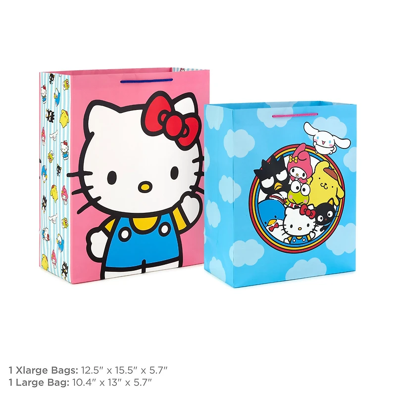 Sanrio® Hello Kitty® and Friends 2-Pack Large and XL Gift Bags for only USD 8.99 | Hallmark