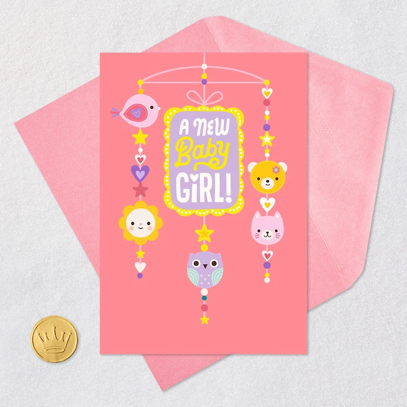 That Sweet Little Face New Baby Girl Card for only USD 2.50 | Hallmark