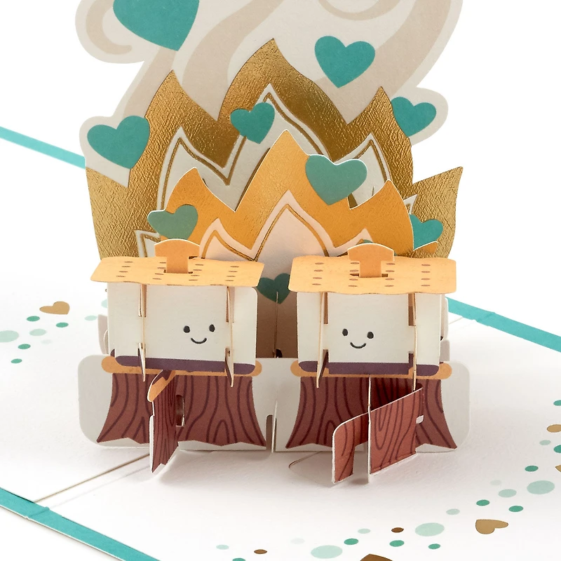 S'mores Campfire Pop-Up Love Card for only USD 12.99 | Hallmark