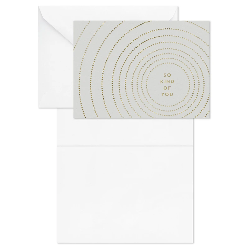 Concentric Circles So Kind of You Blank Thank You Notes, Pack of 10 for only USD 10.49 | Hallmark