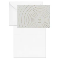 Concentric Circles So Kind of You Blank Thank You Notes, Pack of 10 for only USD 10.49 | Hallmark