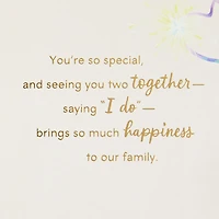 You Bring So Much Happiness to Our Family Wedding Card for Daughter-in-Law for only USD 3.99 | Hallmark