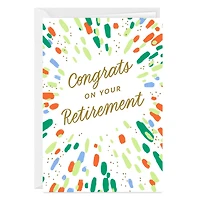 Splatter Art Custom Retirement Card for only USD 4.99 | Hallmark