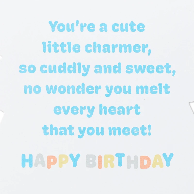 Bear With Present and Balloons First Birthday Card for only USD 5.59 | Hallmark