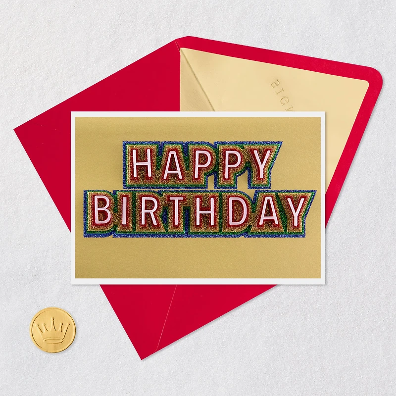 Sparkly and Fabulous Birthday Card for only USD 9.59 | Hallmark