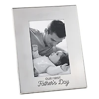 Our First Father's Day Silver Metal Picture Frame, 4x6 for only USD 28.99 | Hallmark
