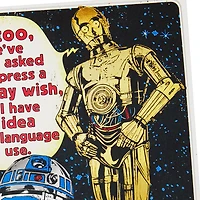 Star Wars™ R2-D2™ and C-3PO™ Droid Tune Funny Musical Birthday Card for only USD 7.99 | Hallmark