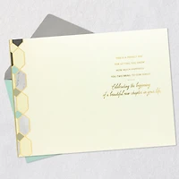 Celebrating This Beautiful New Chapter Wedding Card for Grandson for only USD 4.59 | Hallmark