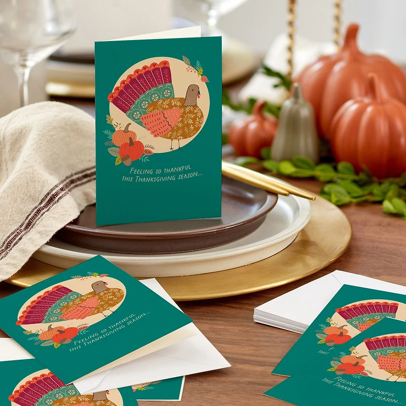 Feeling So Thankful Thanksgiving Cards, Pack of 6 for only USD 5.99 | Hallmark