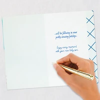 Tiny Blue Sneakers New Baby Boy Card for only USD 3.99 | Hallmark
