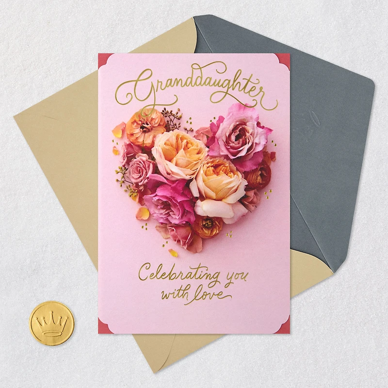 Celebrating You With Love Wedding Card for Granddaughter for only USD 4.59 | Hallmark