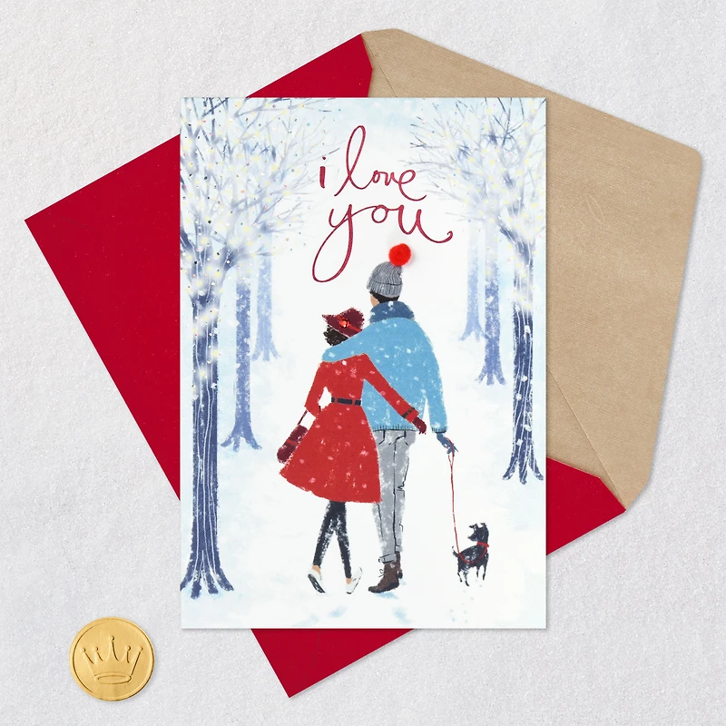 Saying I Love You Romantic Christmas Card for only USD 5.99 | Hallmark