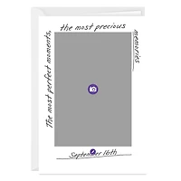 Moments and Memories Vertical White Frame Blank Custom Card for only USD 4.99 | Hallmark