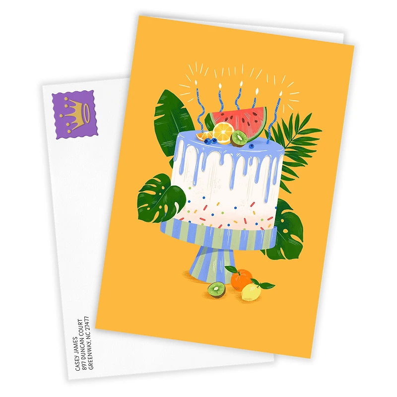 Fruity Summer Cake Custom Birthday Card for only USD 4.99 | Hallmark
