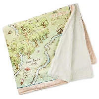 Disney Winnie the Pooh Hundred Acre Wood Map Throw Blanket, 60x52 for only USD 44.99 | Hallmark