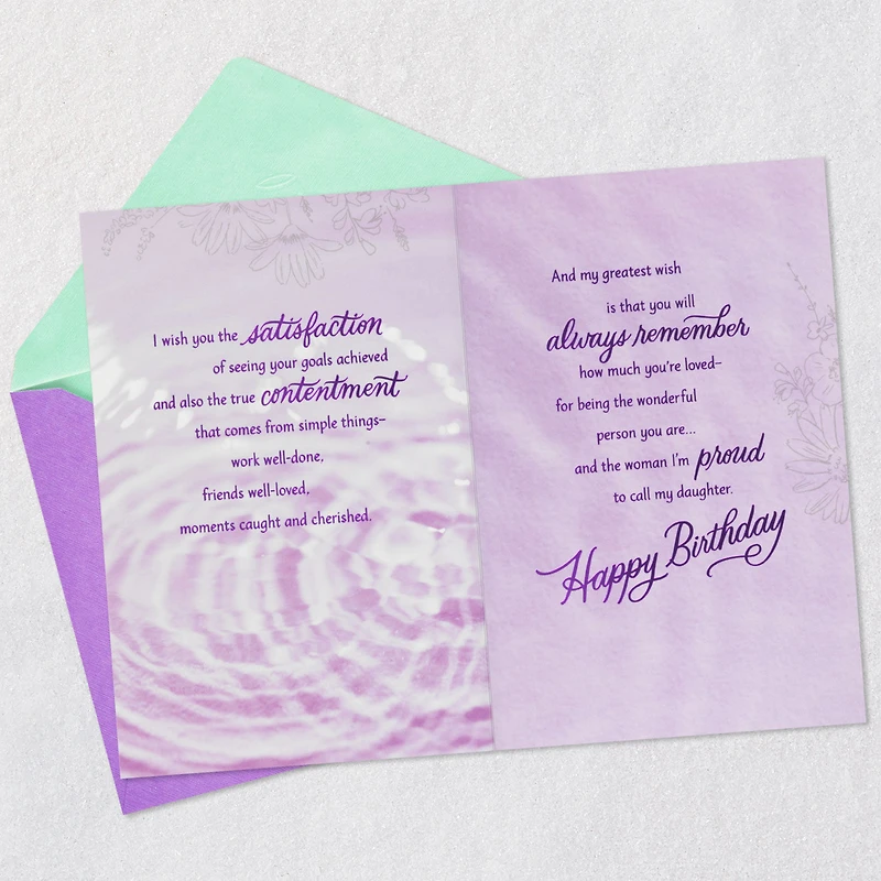 My Greatest Wish for You Birthday Card for Daughter for only USD 9.59 | Hallmark