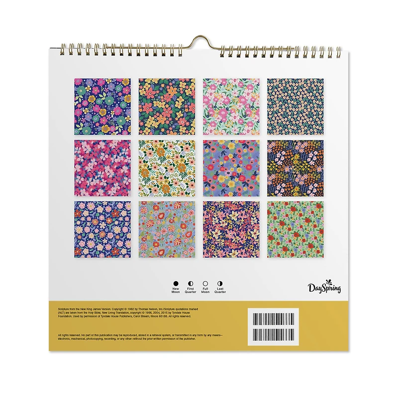 Bright Floral 2027 Inspirational 12-Month Mini Wall Calendar, 7x7 for only USD 8.99 | Hallmark