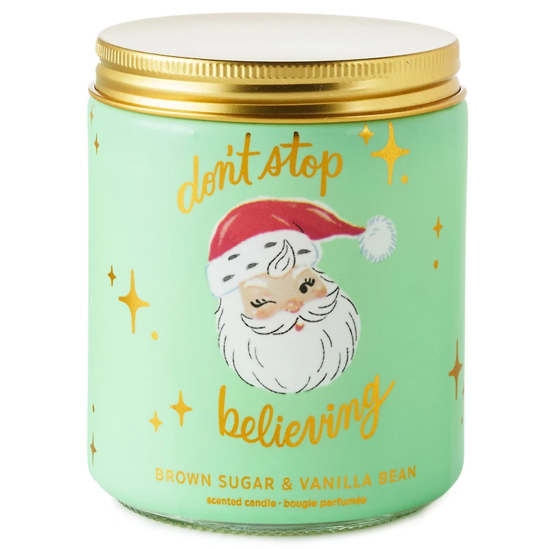 Don't Stop Believing Brown Sugar and Vanilla Bean Scented Jar Candle, 7 oz. for only USD 16.99 | Hallmark