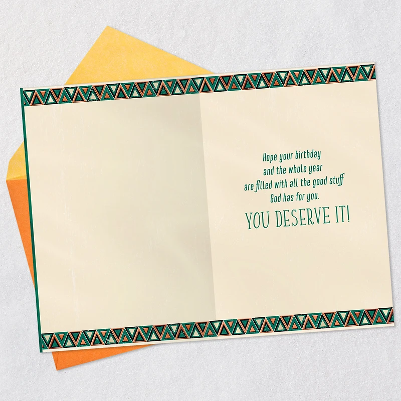 You Deserve the Good Stuff Religious Birthday Card for only USD 3.99 | Hallmark
