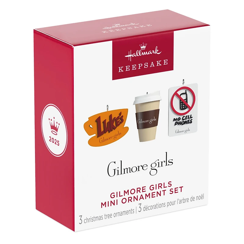 Mini Gilmore Girls Ornaments, Set of 3 for only USD 24.99 | Hallmark