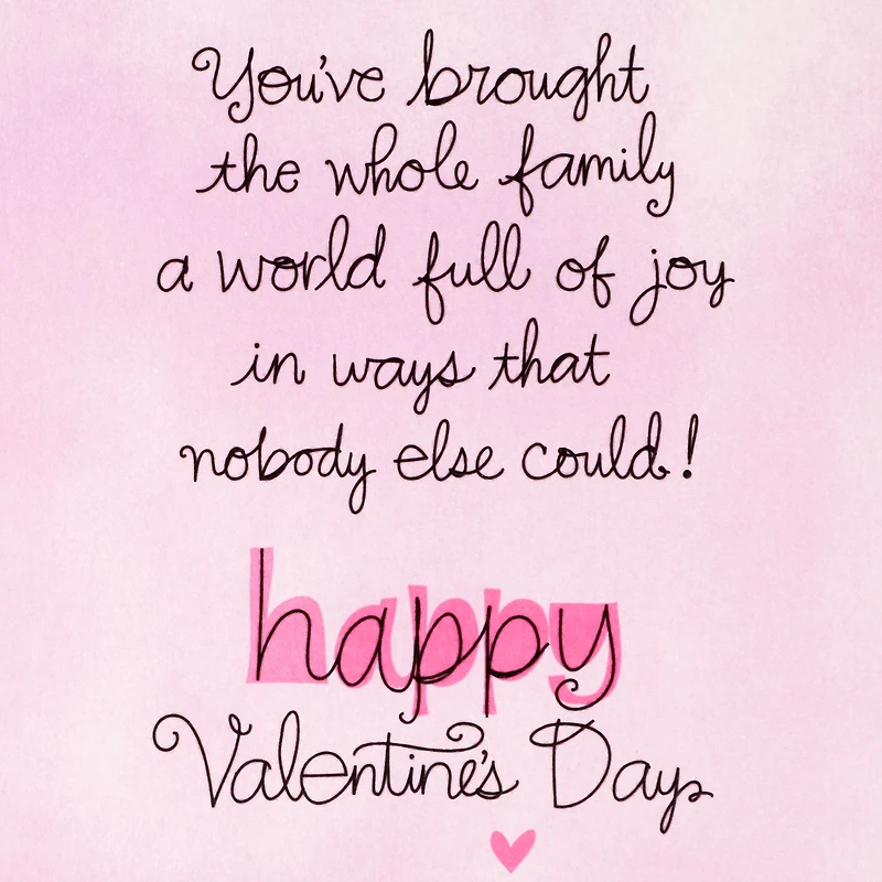 You Bring Our Family Joy Valentine's Day Card for Granddaughter for only USD 6.59 | Hallmark