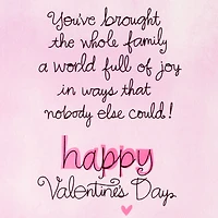 You Bring Our Family Joy Valentine's Day Card for Granddaughter for only USD 6.59 | Hallmark