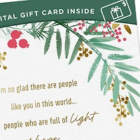 Thankful for People Like You Gift Card Greeting Christmas Card for only USD 4.99 | Hallmark