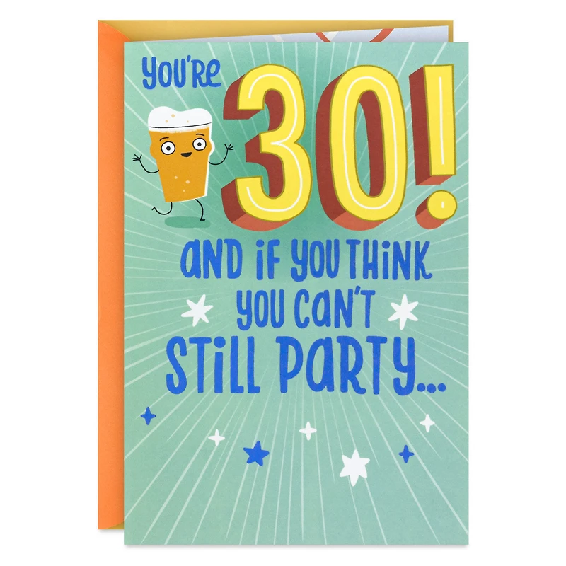 In Roman Numerals, It’s XXX 30th Pop-Up Birthday Card for only USD 4.59 | Hallmark