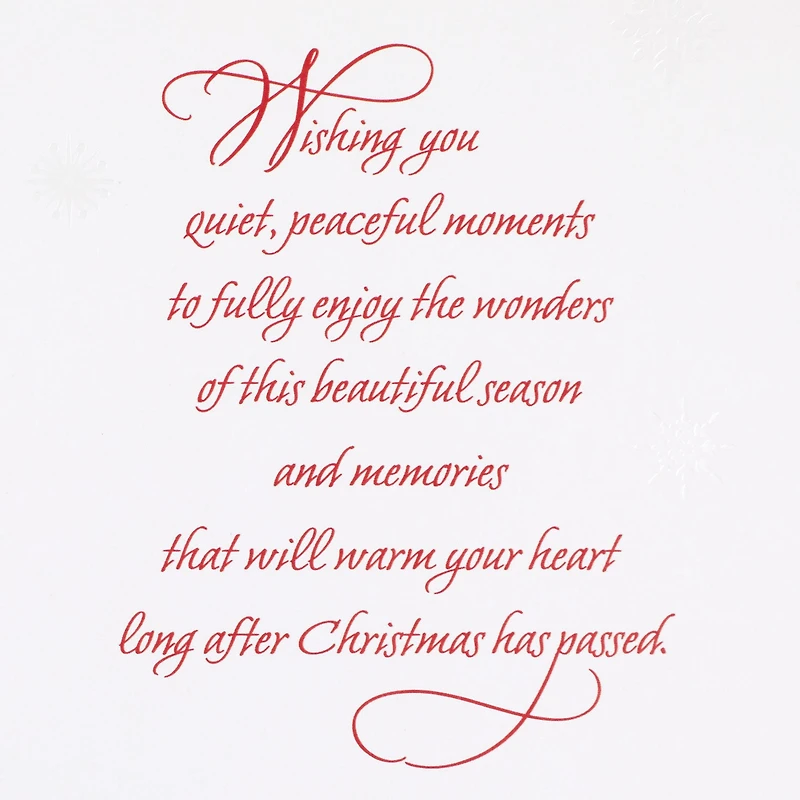 Quiet, Peaceful Moments Christmas Card for only USD 4.59 | Hallmark